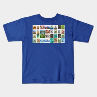 Birds from around the world Kids T-Shirt